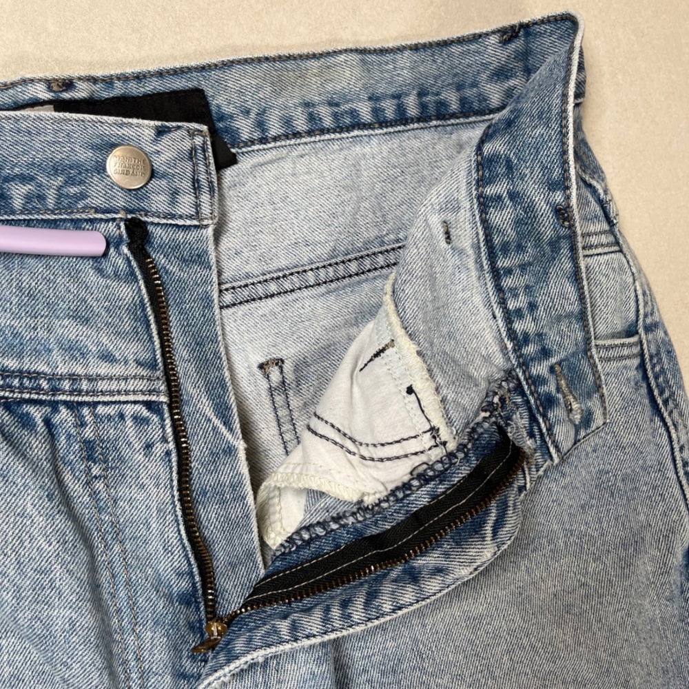 Marithe Francois Girbaud Carpenter Jeans Men 36x35 (actual 33") Blue Vintage 90s - Picture 3 of 11